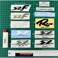 Sticker Helmet Designs (SZF / SZM / szf Retro / Jforce SV / RAM 1) Sticker Helmet Cutting Designs #a