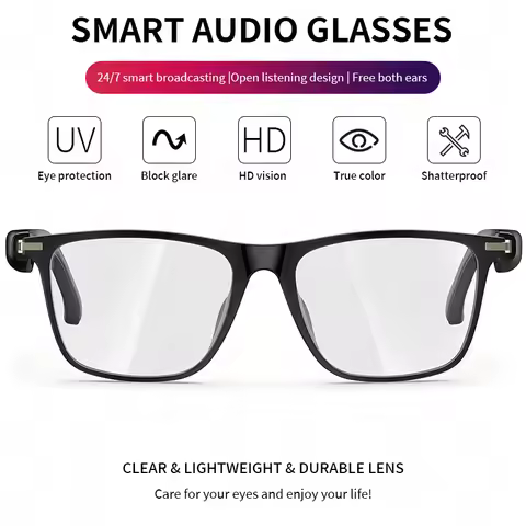 M01pro Smart Glasses Bluetooth Phone Call Music AI Real-time Translation Live Recording IPX54 Sungla