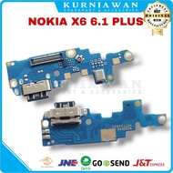 Nokia X6 6.1 Charger Connector Plus Pcb Board Usb Board Con Cas Mic Original