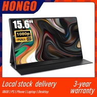 HONGO 15.6 inch Portable Monitor 1080P Resolution 100% RGB USB Type-C Full HD Portable Monitor
