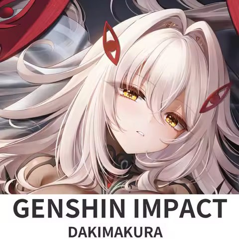 Genshin Impact Ronova Dakimakura Hugging Body Pillow Case Anime Pillow Cushion Cover