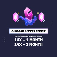[𝗙𝗔𝗦𝗧] DISCORD SERVER BOOST 1 Month & 3 Month // PC