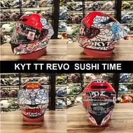 KYT TT REVO SUSHI TIME HELMET/E06 FULLFACE KYT TT REVO TTR HELMET