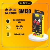 GENSHAI GM130 Micro USB Charging Cable 3m parachute cord I 1 for 1 I