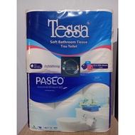 Toilet TISSUE 12 ROLL /tesa Bathroom ROLL/ Paseo TOILET TISSUE ROLL 12 rolls