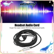 MURRAY Earphone Replacement Cable, 120mm Length Flexible 3.5mm Headphone Sound Cable, Plug and Play 