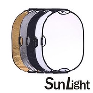 ☆晴光★SunLight HOF-1218 120*180cm橢圓型 手持握把五合一反光板