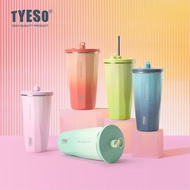 Tyeso Tumbler Original Tumbler Vacuum Insulated Straw Cup 600ml