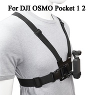 【Worth-Buy】 Chest Mount Harness Chesty Strap For Osmo Pocket 1 2 Gimbal Stabilizer Cameras With Adapter Holder Case Accessory