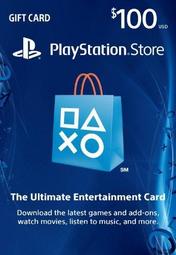 【MK】超商取貨付款-美國Playstation Network Card PSN $100禮物卡 儲值卡點卡點數卡序號