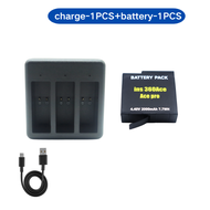 PUANTES Insta360 AcePro2 แบตเตอรี่ + เครื่องชาร์จ USB 3 ช่องจับคู่กับอุปกรณ์เสริม Insta360 Ace/AcePr