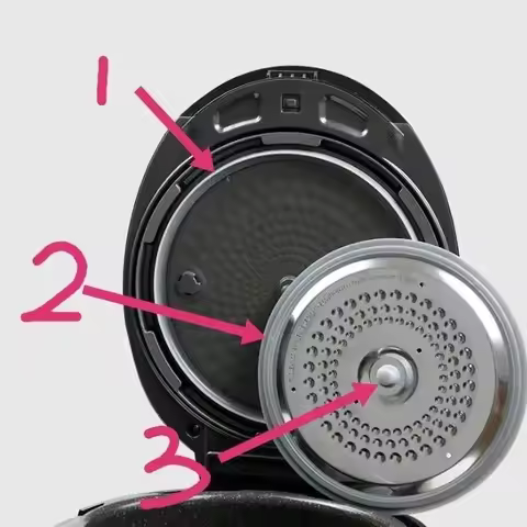 Original genuine accessories for cuckoo rice cooker seal ring/skin plug/cleaning lid rubber ring 3-p
