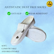 [LOCAL SELLER] ESD CLEANROOM SHOES WITH 4 POLES DESIGN [WHITE][PVC SOLE] ESD safety shoes