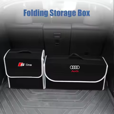 1pcs Folding Car Trunk Organizer Storage Auto Stowing Tidying Bag for Audi Sline A1 A2 A3 A4 A4L P 8
