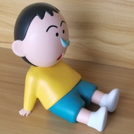 figure Japanese Anime Crayon Shin-chan Lazy Mobile Phone Stand Big Snot And Dumb Fashion Figure D