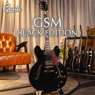 Gusta GSM Black Edition กีตาร์ไฟฟ้า Gusta GSM Semi Hollow Black Edition Music Arms