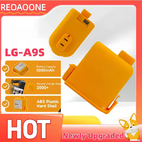 2024 New 5000mAh Replacement Battery for LG A9S A9X Cordless Vacuum, Model EAC63382216, Pack for LG 