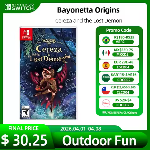 Bayonetta Origins Cereza and the Lost Demon - Nintendo Switch Game Deals Support TV Tabletop and Pal