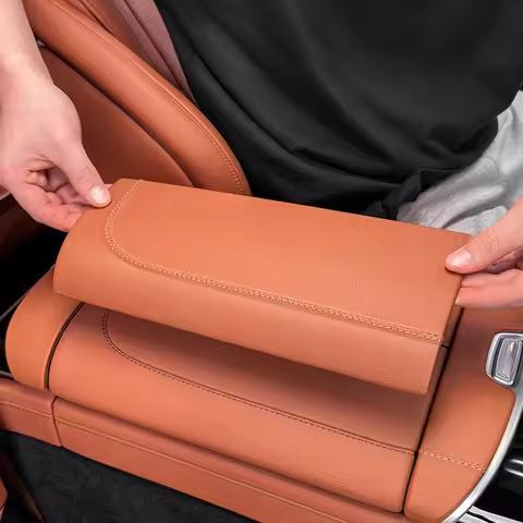 Suitable for Mercedes-Benz S-Class armrest box cover S450L/S400L central control panel car interior 