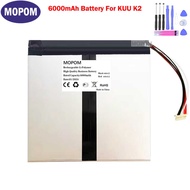 New 7.6V 6000Mah Laptop Battery For KUU K2 Notebook 14.1 Inch Tablet PC Accumulator With 10 PIN