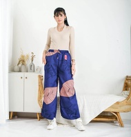 Celana Kulot Wanita Rayon Hommy Motif Bunga Bali Edition