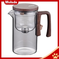 Blooming Tea Pot Safe Handling Teapot 800ml Glass Magnetic Teapot with Strainer for Loose Leaf Tea B