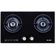 Elba 2 Burner Built-In Glass Gas Cooker Hob EGH-N8822G(BK)