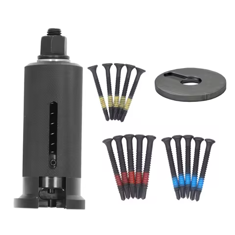 15pcs/Bag Euro Lock Cylinder Puller With Screws Nail Puller Lock Tool Stainless Stell Power Puller P