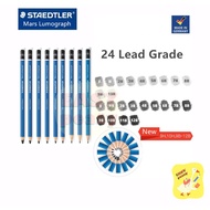Staedtler Mars Lumograph Pencil Writing Intensity EE 9B 8B 7B 6B 5B 4B 3B 2B B HB 9H 8H 7H 6H 5H 4H 