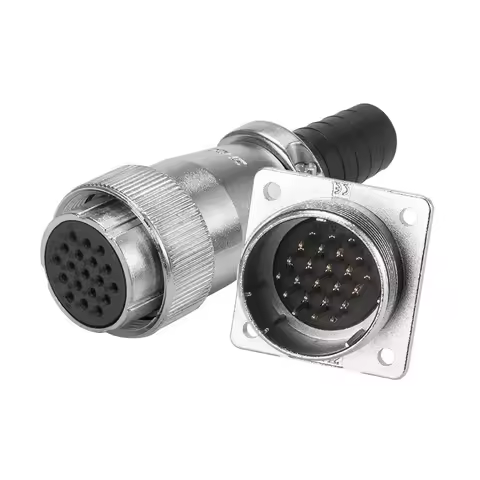 ZHQCN WS32 TQ+Z Outdoor Power Connector Female Plug Male Socket Industry LED Electric Automation M32