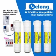 LELONG Compatible Cartridges | Elken Bio Pure K-Series RO Water Filter Cartridge for Reverse Osmosis