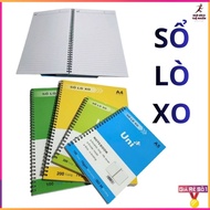 XO A5 A4 spring notebook 100 pages 200 pages tear-off notebook A5 A4 A5 notebook (SOLD RANDOM COLOR)