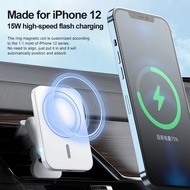 ที่ชาร์จในรถไร้สาย15W สำหรับ Apple Iphone 12 12 Pro Max 12 Mini ชาร์จเร็ว Airvent Mount แม่เหล็กดูดซับที่วางโทรศัพท์ในรถยนต์