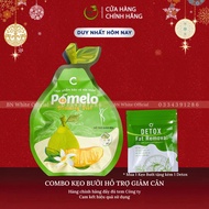 [Hàng Cty bao check] Kẹo Bưởi giảm cân TẶNG DETOX Cam kết giảm cấp tốc 3-4kg trong 10 ngày