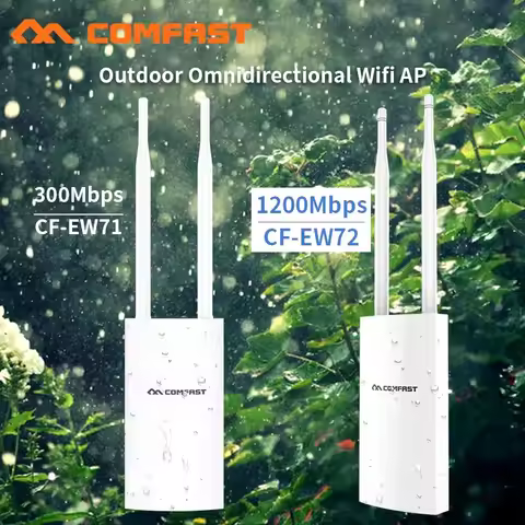 Comfast 300Mbps-1200Mbps Wireless Wifi Repeater Outdoor 2.4&5.8Ghz High Power Waterproof Street Exte