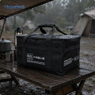 [Shamjina] Outdoor Storage Container Portable 42L Waterproof Camp Backpack Utility Bag for Hiking Tr