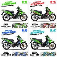Sticker Striping kawasaki ZX130 - decal kawasaki zx130 - Kawasaki zx130 variations - KAWASAKI KZ