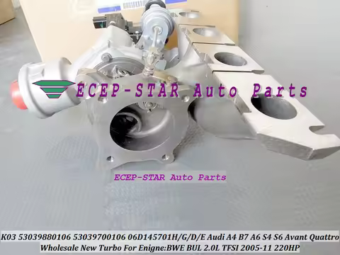 Turbo 06D145701J K03 106 53039880106 53039700106 06D145701G 06D145701E For AUDI A4 A6 2.0L TFSI 05- 
