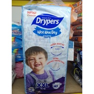 Drypers wee wee dry tape XXL 40