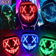DGT Hot Topeng Hantu LED/Hacker Topeng Spiderman Halloween Cosplay  Horror Mask Trick Gift