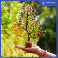 DBM.HOME-Tree Gift Crystal Tree Stone and Crystal Money Tree Healing Crystal Height 28cm Width 18cm