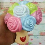 New Arrival Squishy Toys Roses Bucket Squisi Unique Collection Present