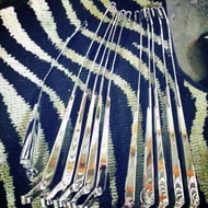 Wiper arm chrome kancil petak/belalang cermin depan