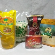 Paket Sembako Murah 3, Beras, Minyak, Gula, Kopi, Teh