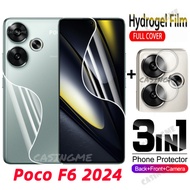 F6 Poco ไฮโดรเจล2024คลุมทั้งหมดปกป้องหน้าจอสำหรับ PocoF6 F6 Poco 6F F 6 Pro F6Pro 4G 5G ปกป้องฟิล์มป