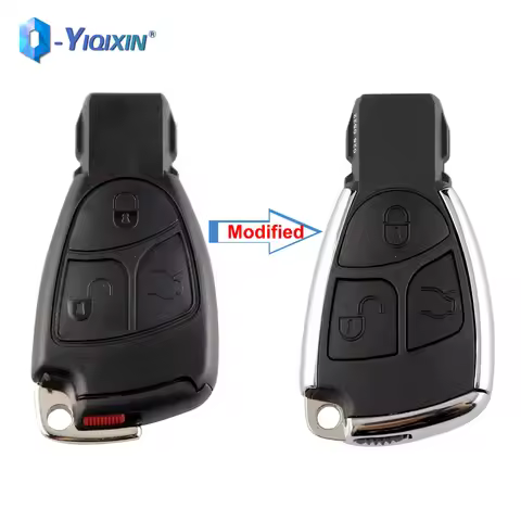 YIQIXIN Modified Car Remote Key Case 3 Buttons For Mercedes For Benz C B E Class W203 W211 W204 YU B
