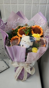 手工編織畢業花束（向日葵花束）