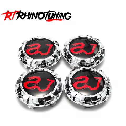RhinoTuning 2/4PCS OD 83mm/3.27" ID 76mm/2.99" Center Cap for Rims For 2007-2013 Silverado Avalanche