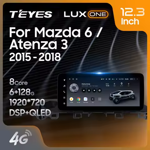 TEYES LUX ONE For Mazda 6 Atenza 3 GJ GL 2015 - 2018 Car Radio Multimedia Video Player Navigation GP