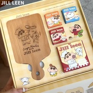 JILL LEEN Powder Loose 粉饼散粉蜡笔小新礼盒控油 Powder Crayon Shin-Chan Gift Box Oil Control Natural Long-Lastin